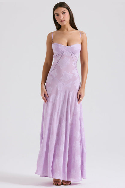 Backless String Tie Lace Sexy Long Dress