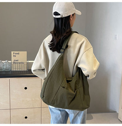 Casual Nylon Tote Quilted Crossbody Bag
