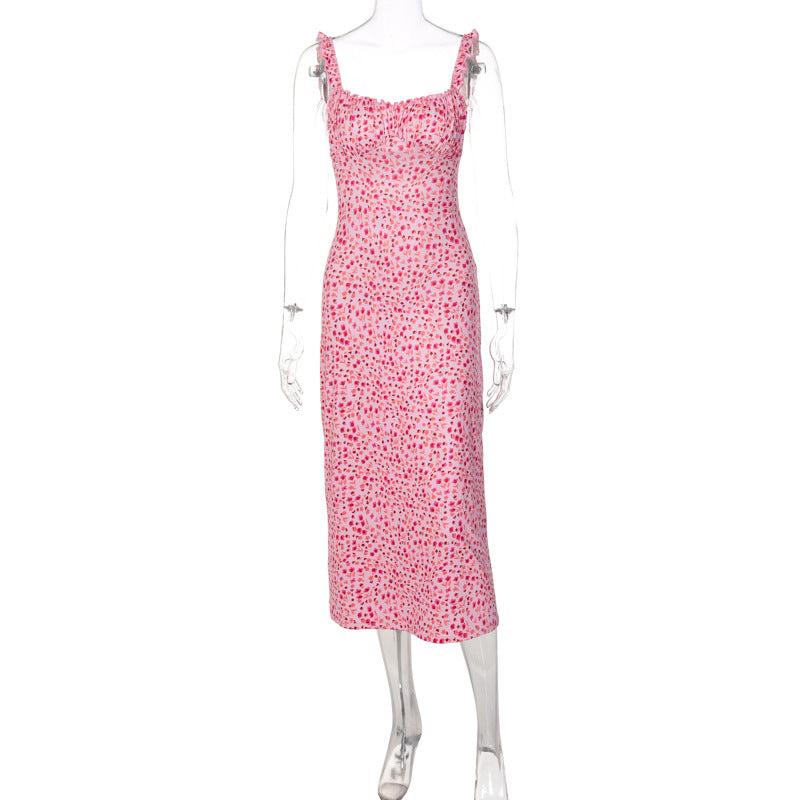 Floral Print Maxi Dress Comfortable Casual Summer Dress