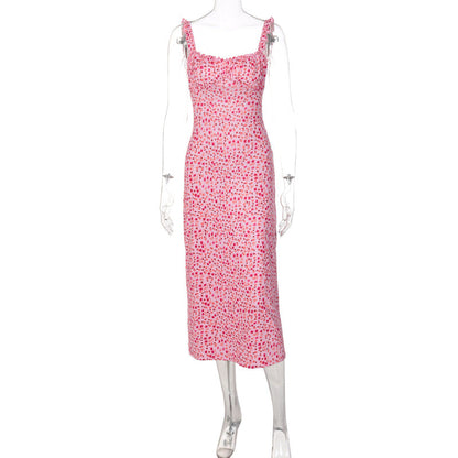 Floral Print Maxi Dress Comfortable Casual Summer Dress