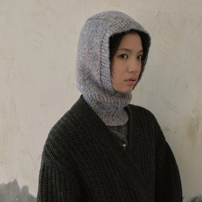 Trendy Knit Beanie With Colorful Dots For Women