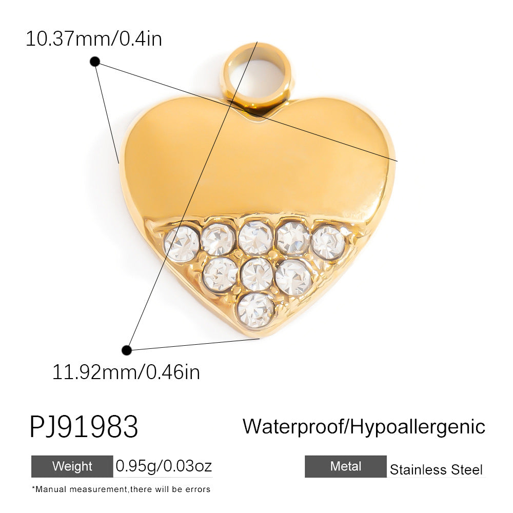 Vintage Style Seashell Pendant Stainless Steel DIY Jewelry