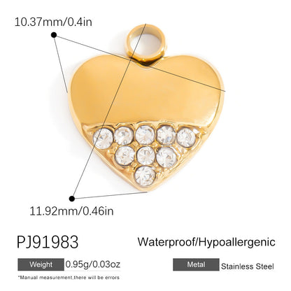 Vintage Style Seashell Pendant Stainless Steel DIY Jewelry