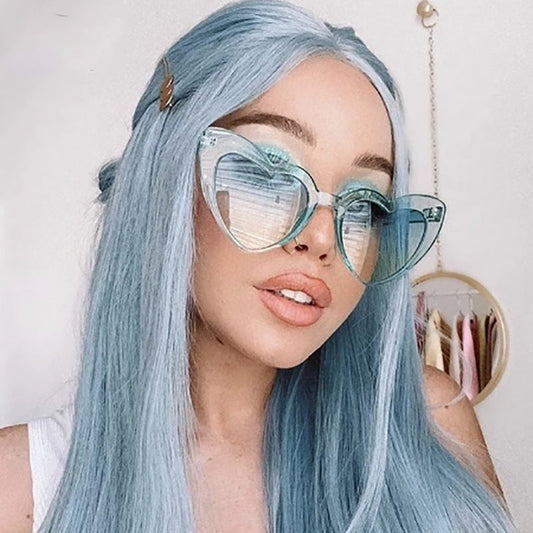 Colorful Heart-Shaped Sunglasses for Family Fun