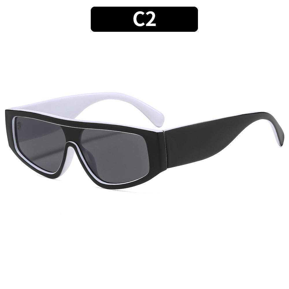 Stylish Oversized Retro Sunglasses with UV Protection
