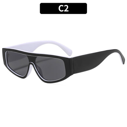 Stylish Oversized Retro Sunglasses with UV Protection