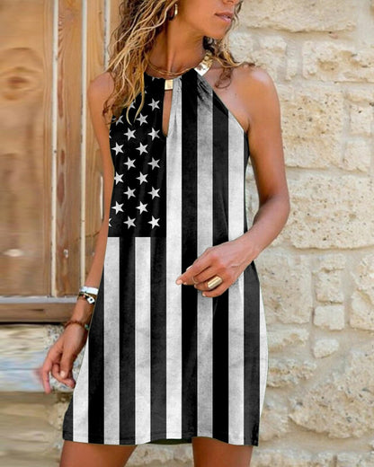 Sexy Strapless Suspender Sleeveless Dress Women Summer Short Dress