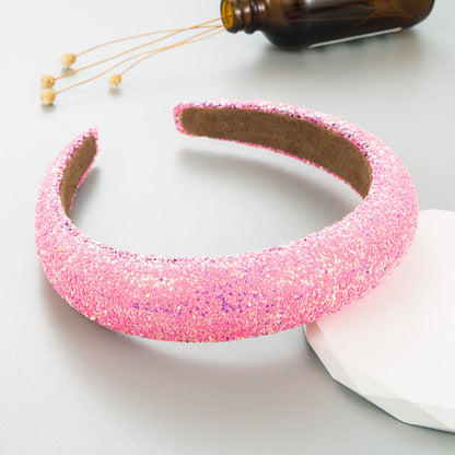 Fashionable Wide Band Headband for Women - Sponge Material