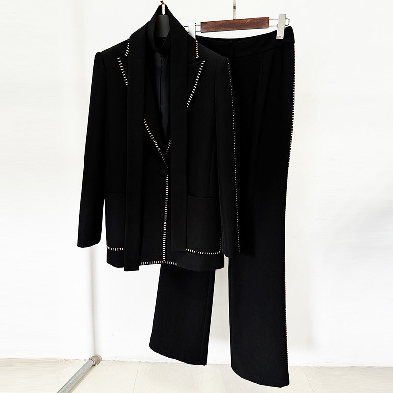 Casual Jacket With Pants Set