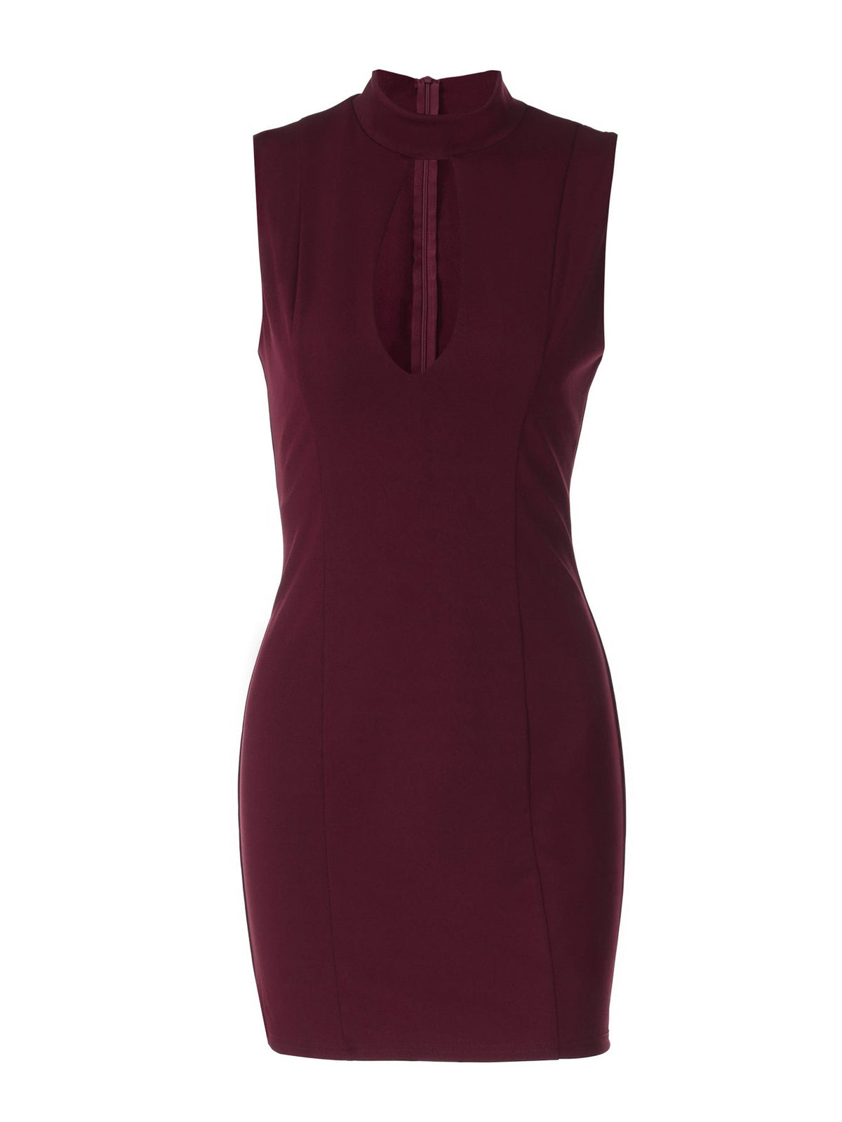 Sexy Cut-Out Bodycon Dress with Back Zipper