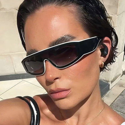 Stylish Oversized Retro Sunglasses with UV Protection