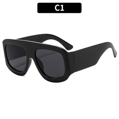 Trendy Square Frame UV400 Sunglasses Stylish Summer Eyewear