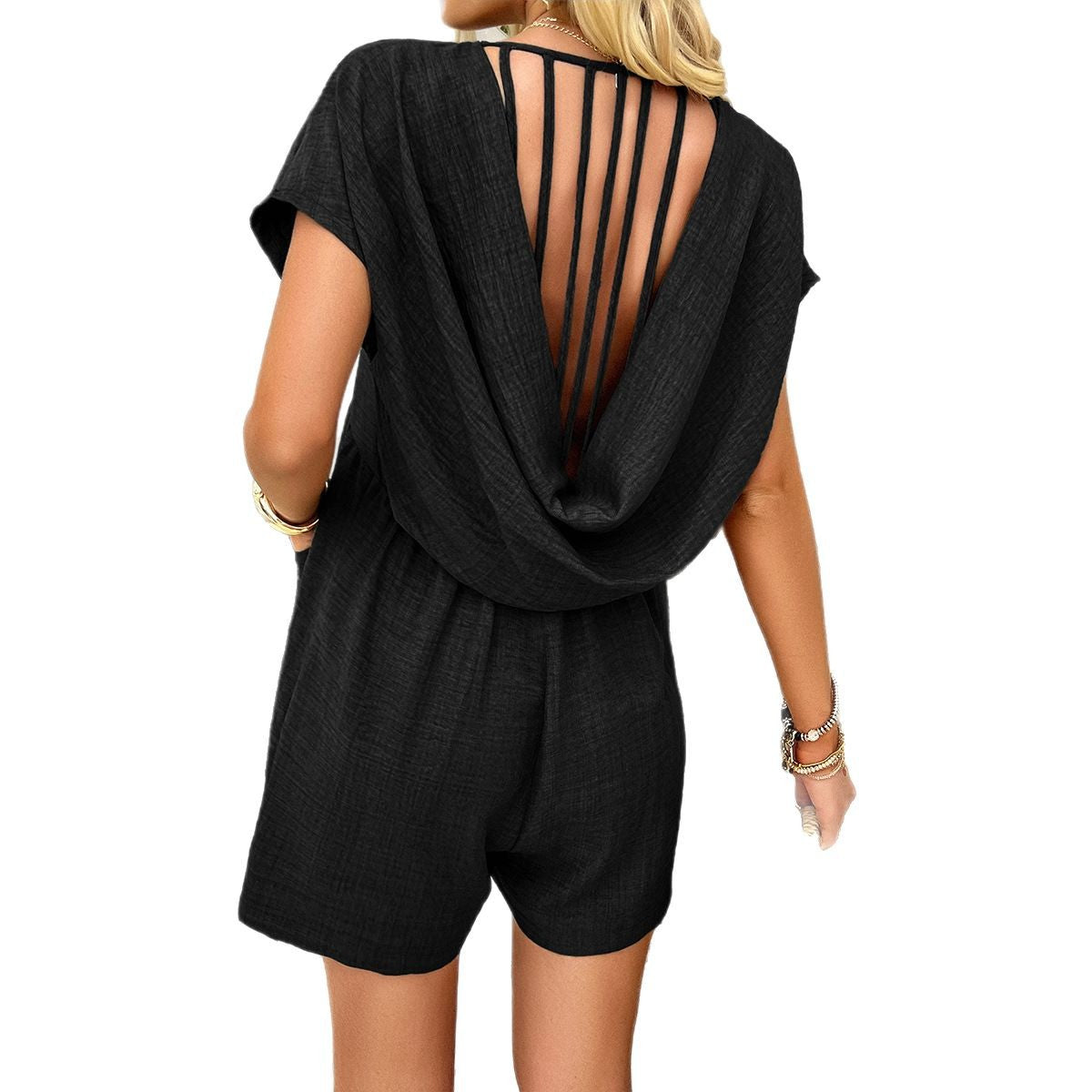 Bohemian Casual Hollow Out Jumpsuit for Women