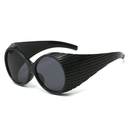 Fashionable Oversized Oval Sunglasses for Women