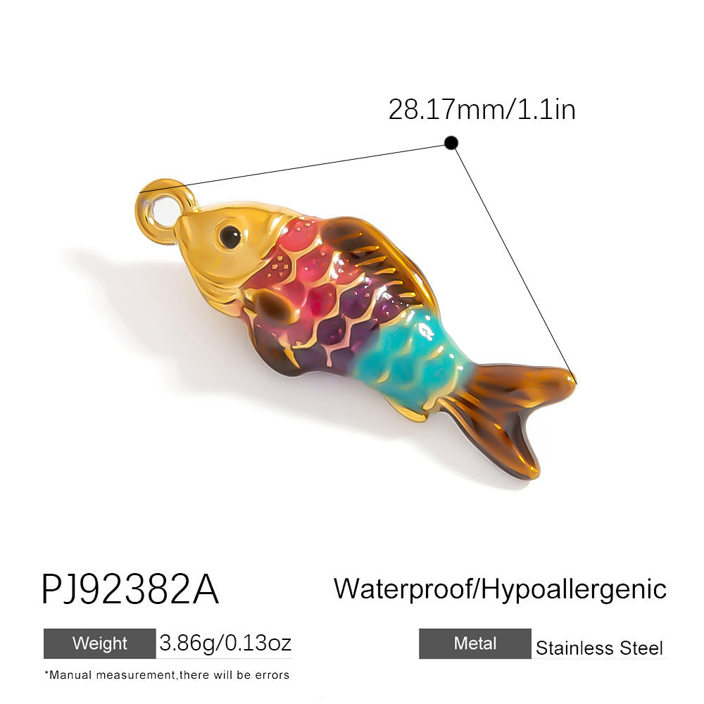 DIY Stainless Steel Ocean Series Pendant Accessories