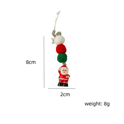Funny Santa Claus Christmas Style Bag Charm