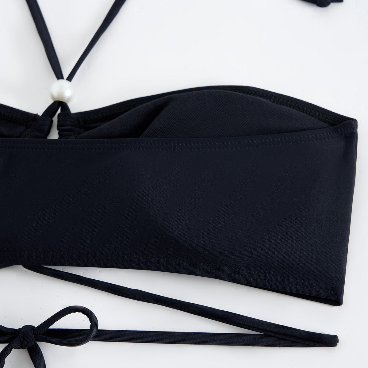 Sexy String Halter Bikini Swimwear with Cover