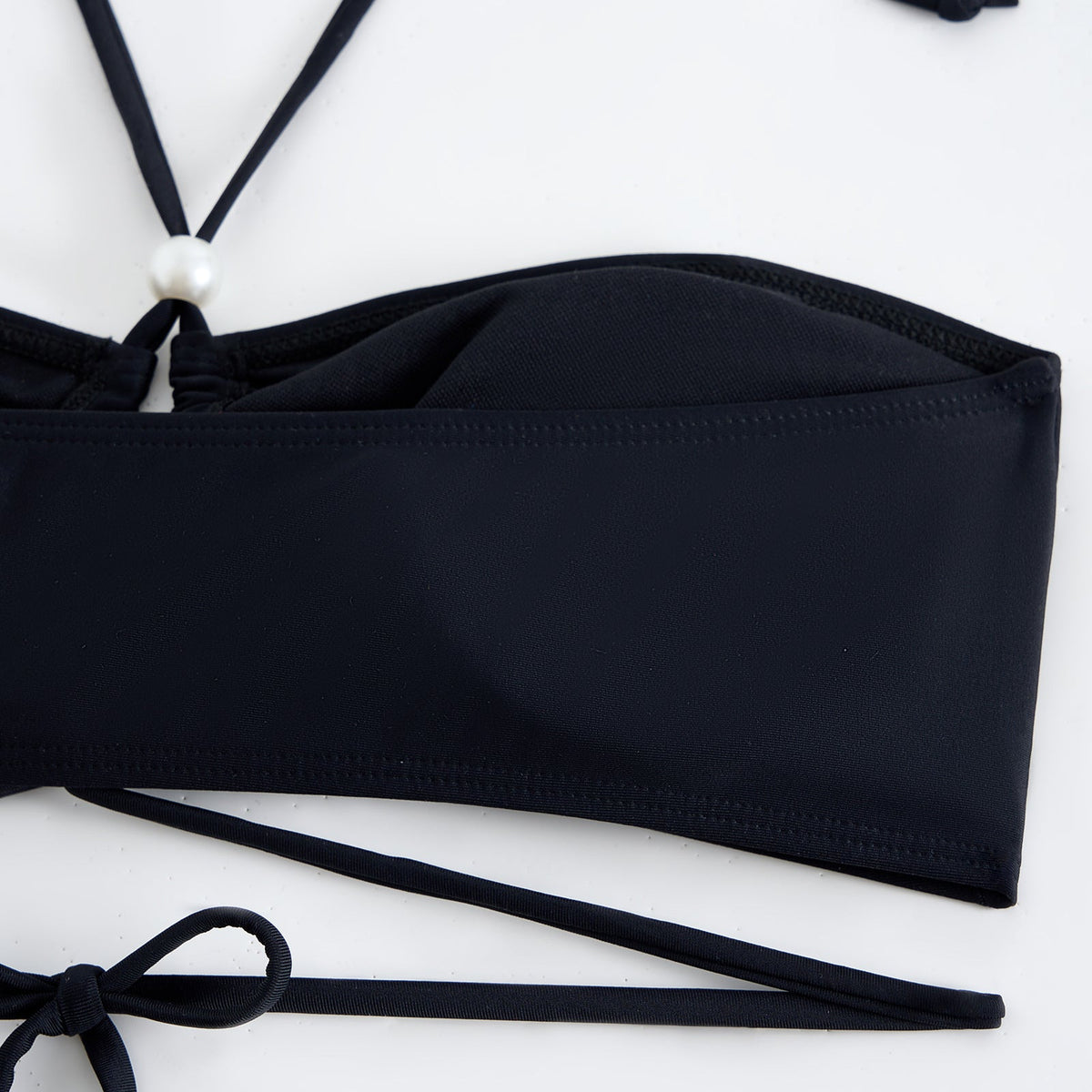 Sexy String Halter Bikini Swimwear with Cover