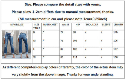 Washed Denim Pant Straight Leg Jeans