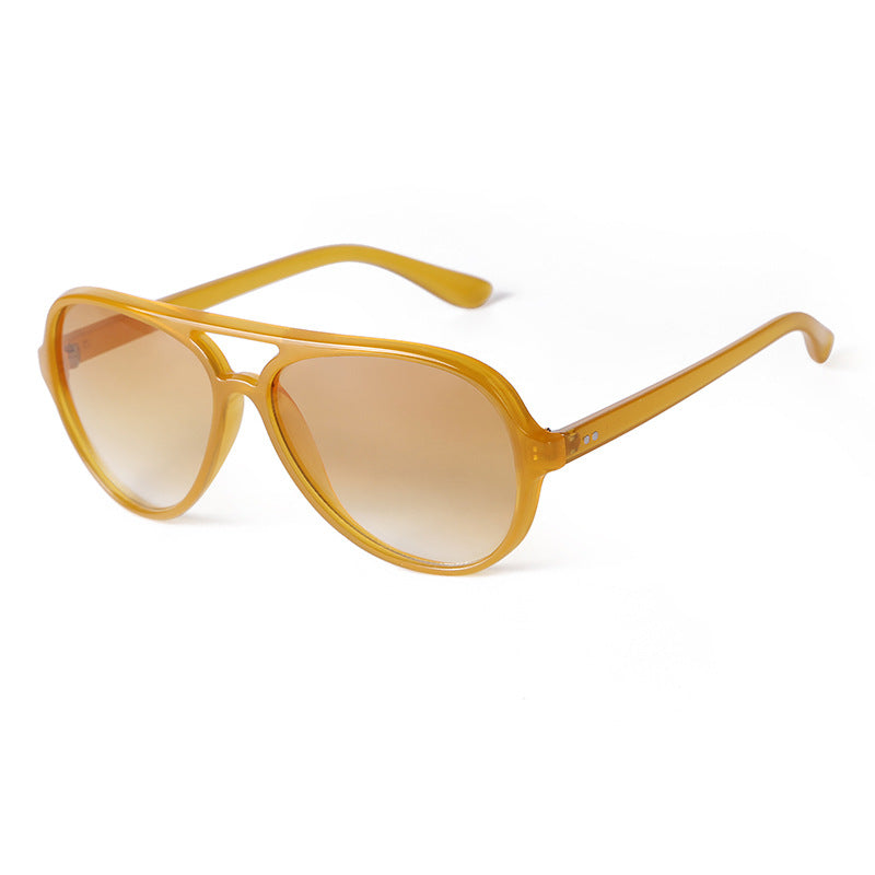 Vintage Double Bridge Aviator Sunglasses