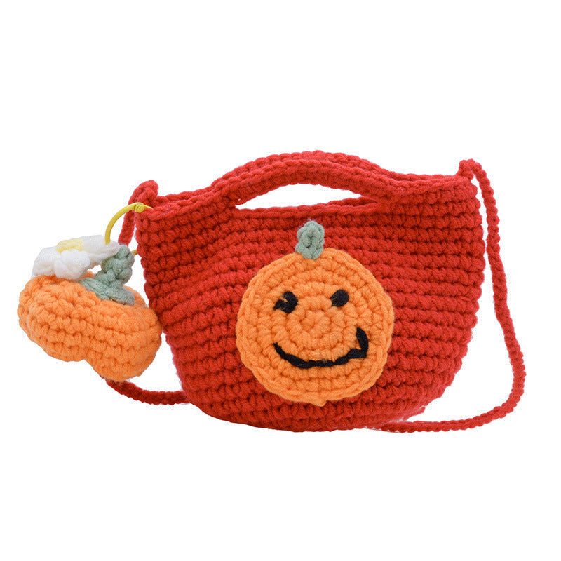 Trendy Santa Claus Crochet Christmas Shoulder Bag