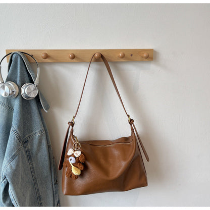 Large Capacity Commuter Tote Bag for Women - Retro Minimalist Design