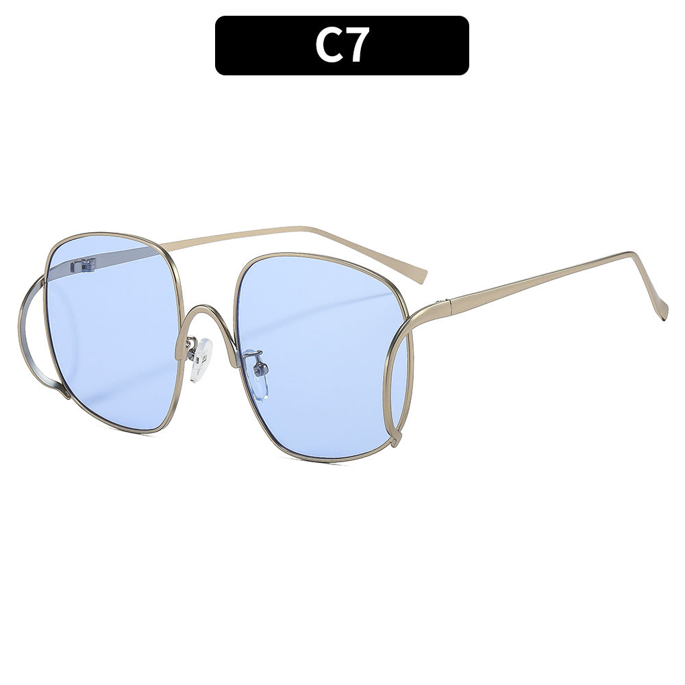 Fashionable Punk Style Oversized Sunglasses for Parties