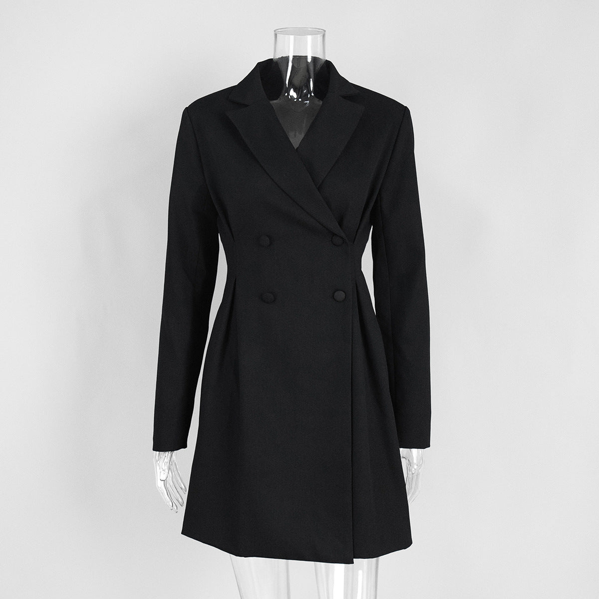 Elegant Blazer Dress V-Neck Short Dress