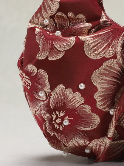 Vintage Floral Print Chinese Style Fabric Handbag