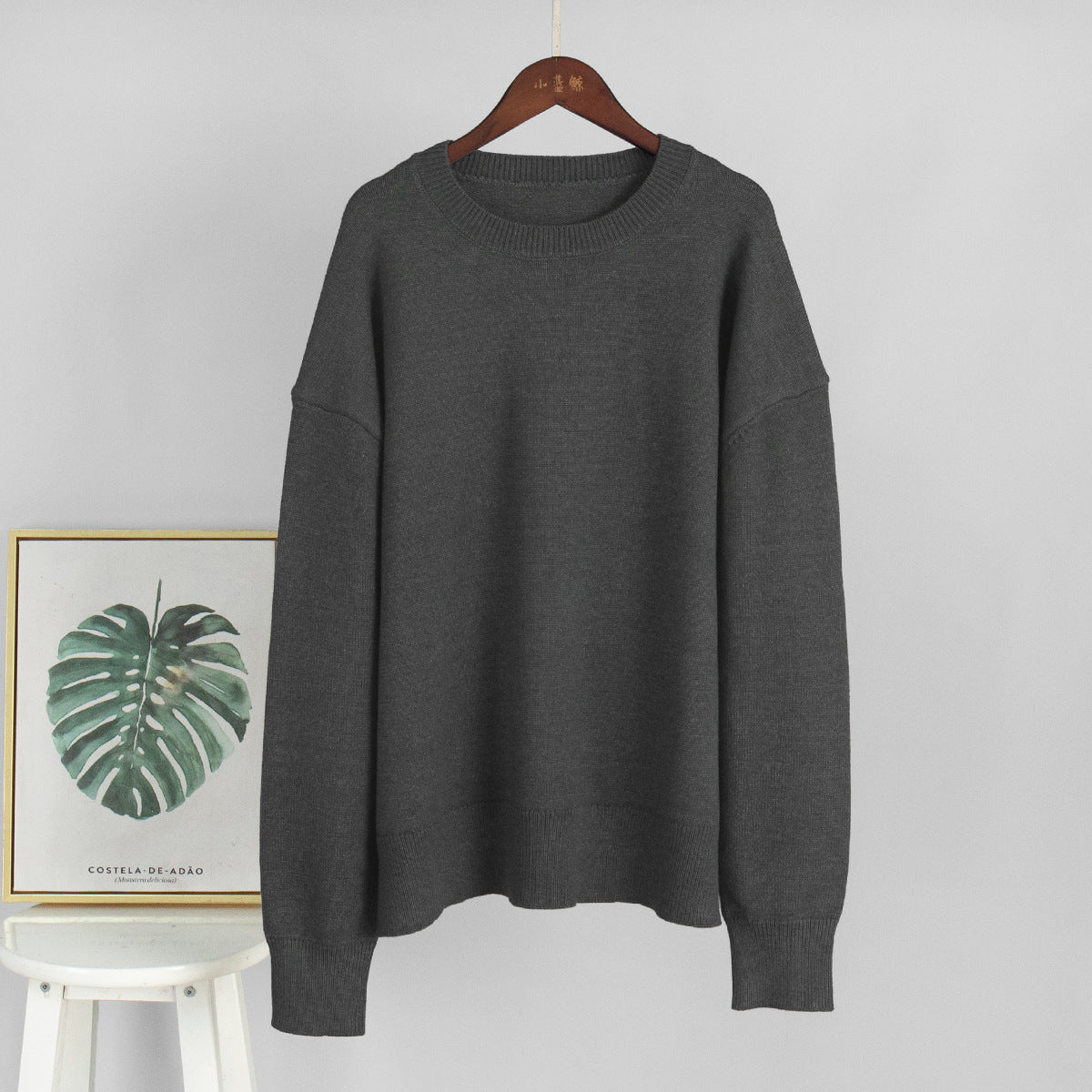 Cozy Crew Neck Knitted Sweater Casual All-Season