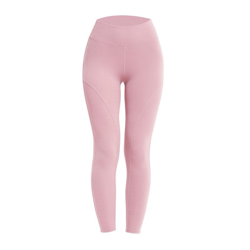 Fitness Pants Women'S Tight-Fitting High-Waisted Abdomen Running Sports Stretch Breathable Sexy Yoga Pants