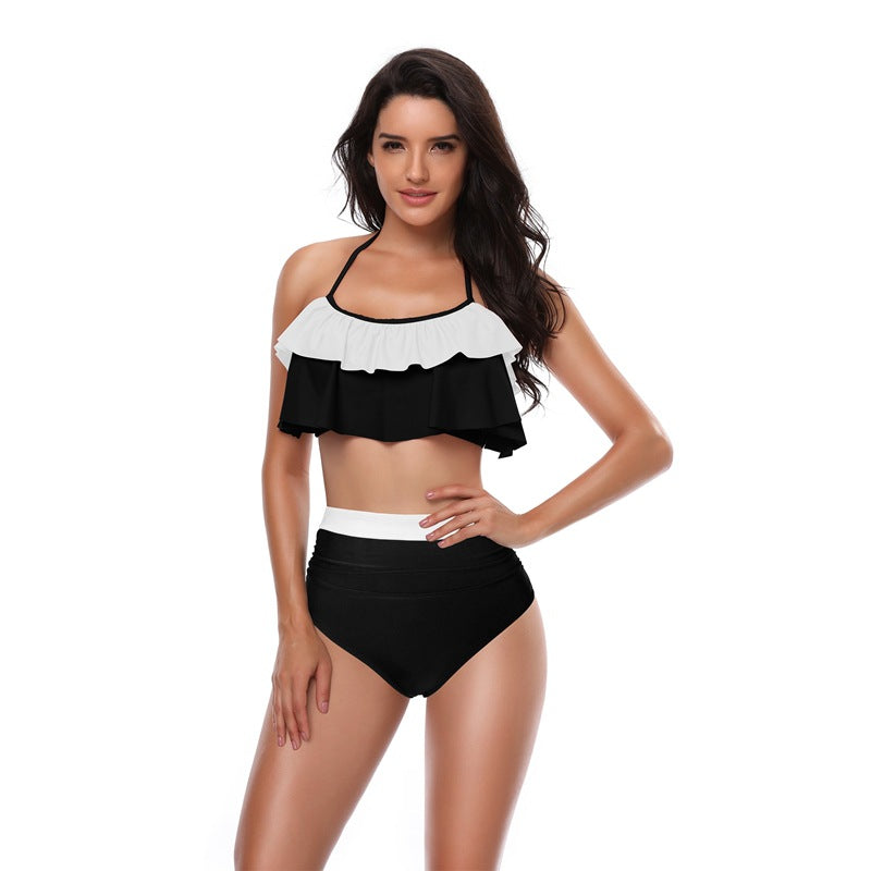 High-Waisted Swimwear Bikini Set For Women