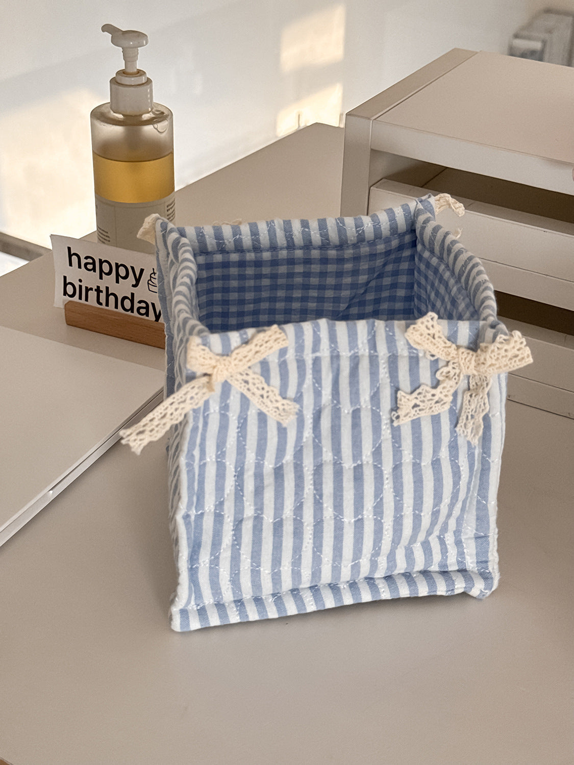 Sweetheart Lace Square Storage Bins Trendy Home Decor