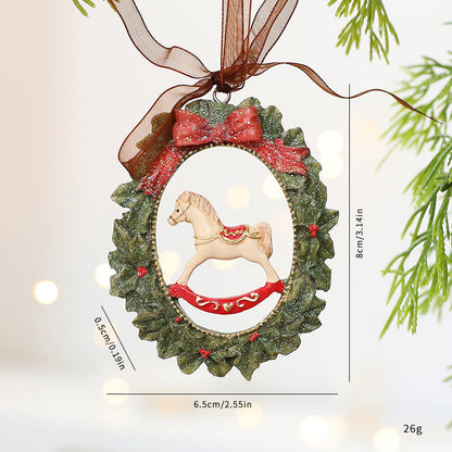Colorful Christmas Tree Hanging Ornament