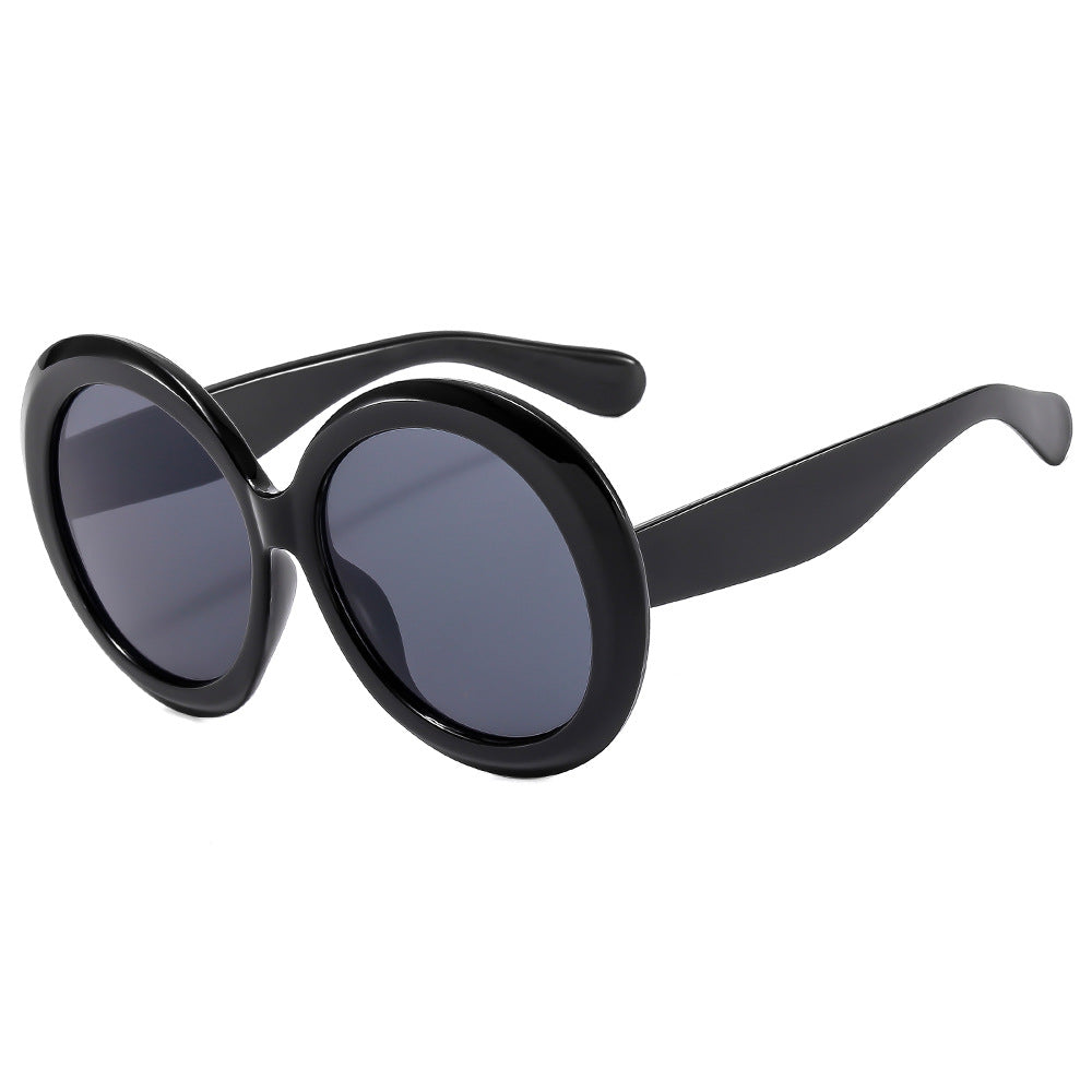 Round Frame UV400 Sunglasses Stylish Retro Fashion