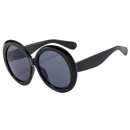 Round Frame UV400 Sunglasses Stylish Retro Fashion