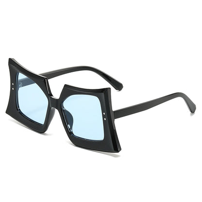 Trendy Square Frame Sunglasses Hip-Hop Style UV400 Protection