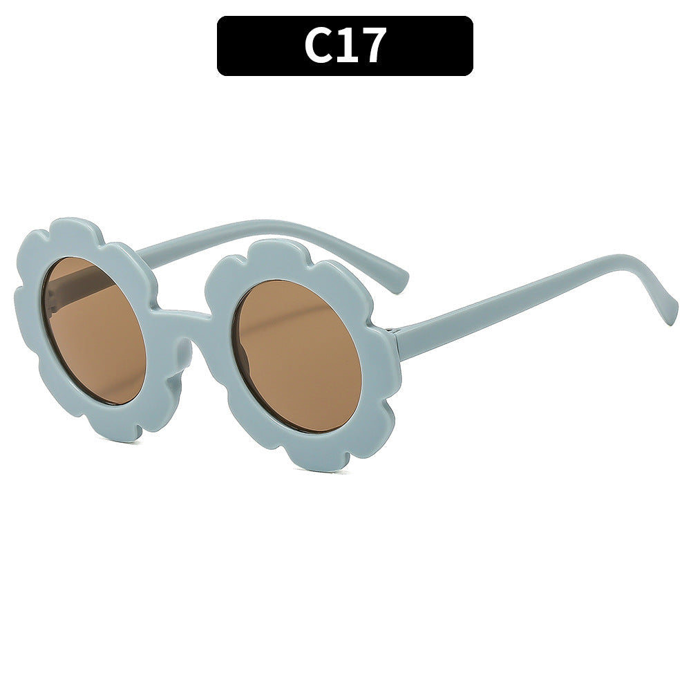Colorful Children’s Classic Sunflower Sunglasses Cute UV Protection