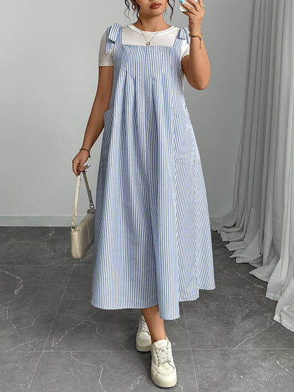 Chic Plus Size Solid Color Maxi Dress For Women