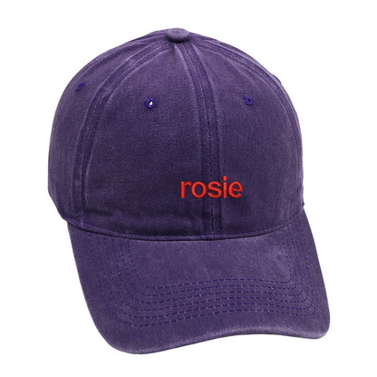 Vintage Washed Letter Embroidered Baseball Cap