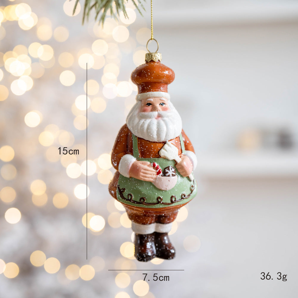 Cute Gingerbread Cookies Christmas Tree Hanging Ornament
