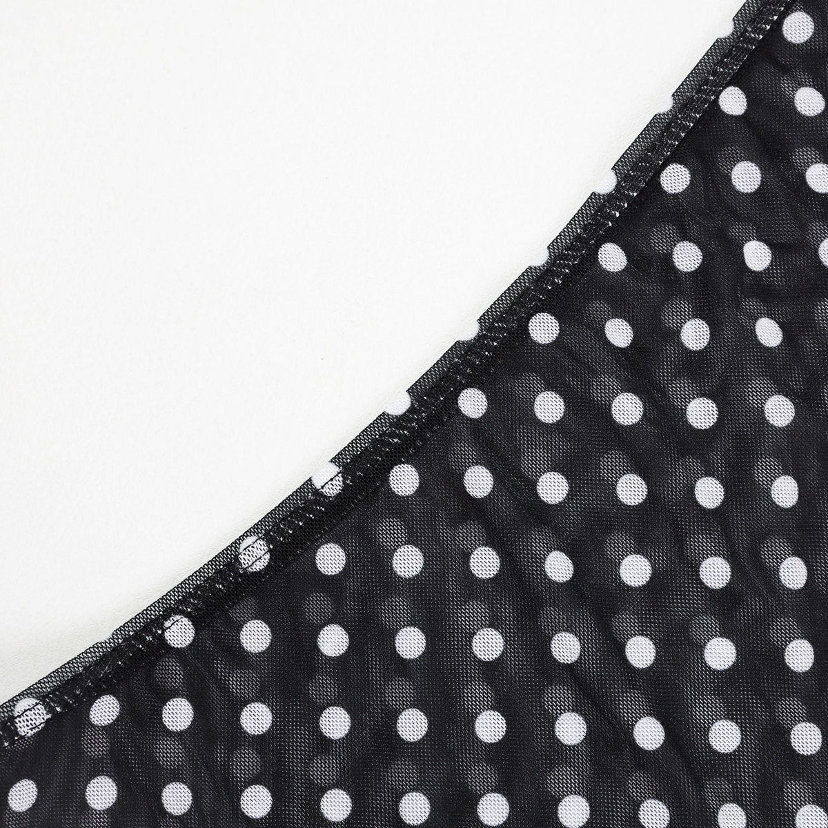 Polka Dot Strapless Bikini Maxi Cover