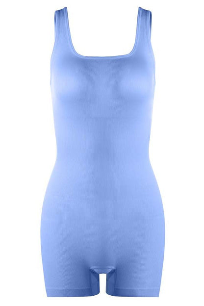Seamless High-Waisted Bodysuit For Curvy Women