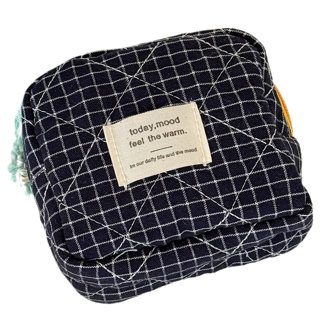 Trendy Plaid Pouch Bag Portable Coin Purse