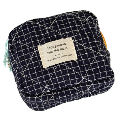 Trendy Plaid Pouch Bag Portable Coin Purse