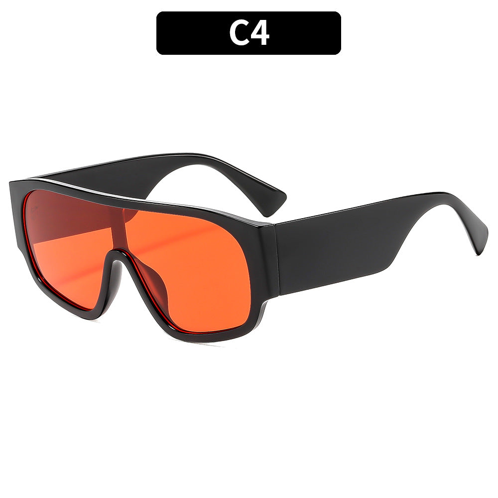 Stylish Rectangle Frame UV400 Sunglasses for Outdoor Activities