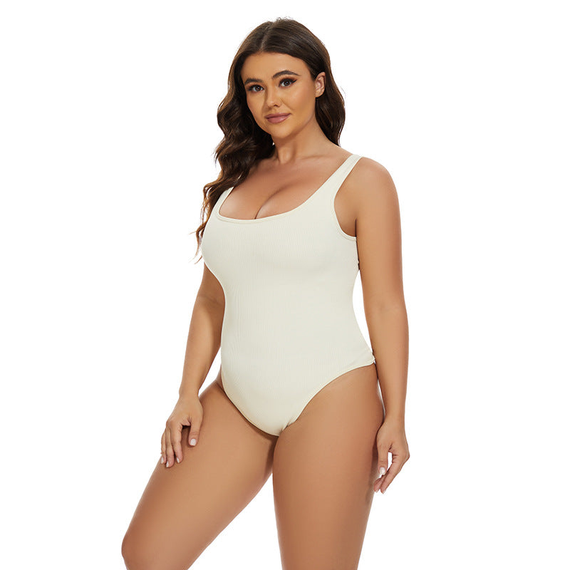 Seamless Ribbed Bodycon Tank Bodysuit
