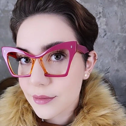 Elegant Cat-Eye Blue Light Blocking Glasses for Women