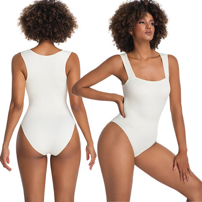 Seamless Shaping Bodysuit With Tummy Control And Butt Lifting