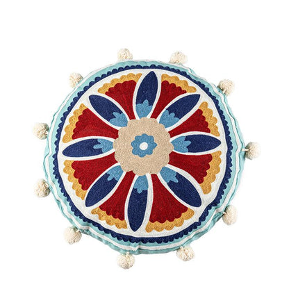 New Exotic Moroccan Style Cushion Cover Famous Family Style Round Cushion Cover Famous Hotel Model Room Pillow Cover